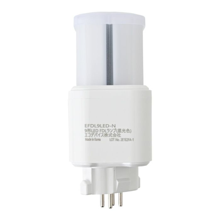 エコデバイス LEDコンパクトランプ　FDL9形　昼光色 EFDL9LED-N
