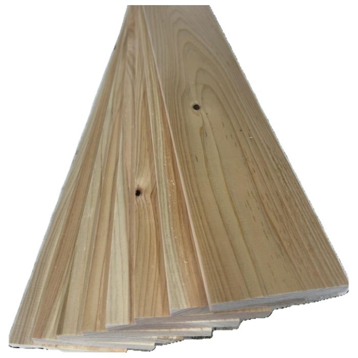 檜板材　B品　8枚入12mm 約75×420mm