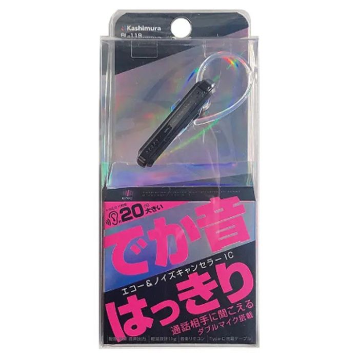 カシムラ Bluetoothイヤホン ダブルマイク BL-119