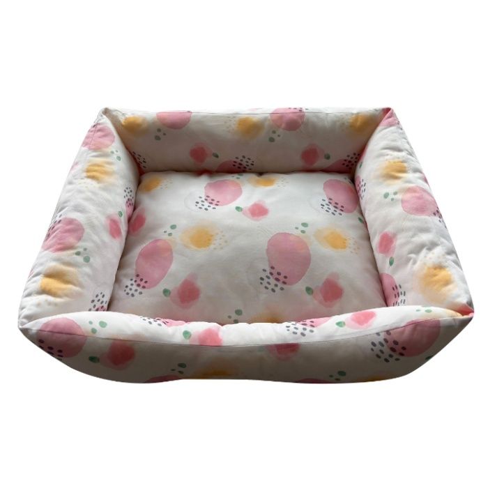 ひんやりプリントスクエアベッドM ポポロ PI