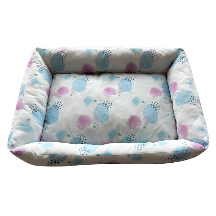 ひんやりプリントスクエアベッドL ポポロ BL