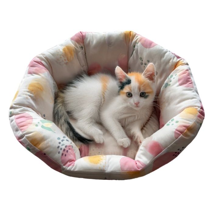 ひんやりプリントサークルベッド ポポロ PIの説明画像2