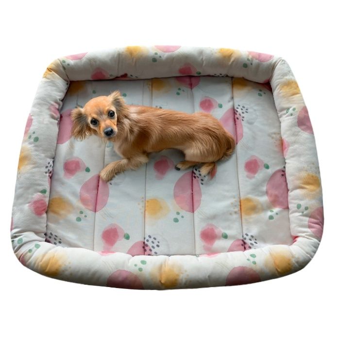 ひんやりプリントあご乗せベッド ポポロ PIの説明画像2