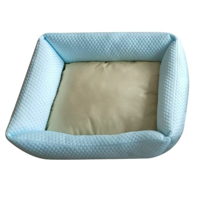 ひんやりニットスクエアベッドM ステップ BL