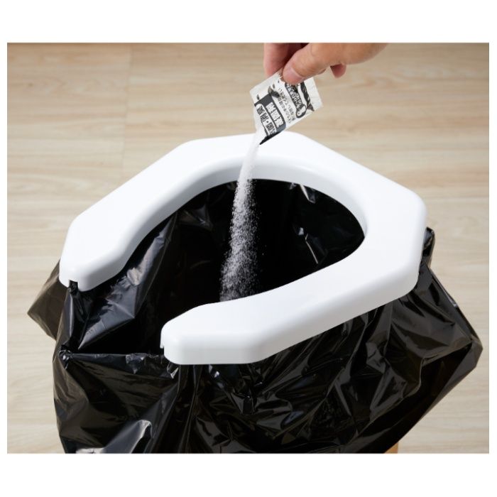 ナフコ 組立式簡易トイレ10回分 ABO-3210NFの説明画像2