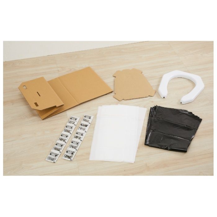 ナフコ 組立式簡易トイレ10回分 ABO-3210NFの説明画像3