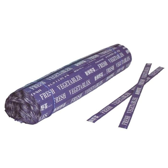 共和 ビニタイ野菜用両面ラミー　新鮮野菜　紫 8mm×25cm　1000本入