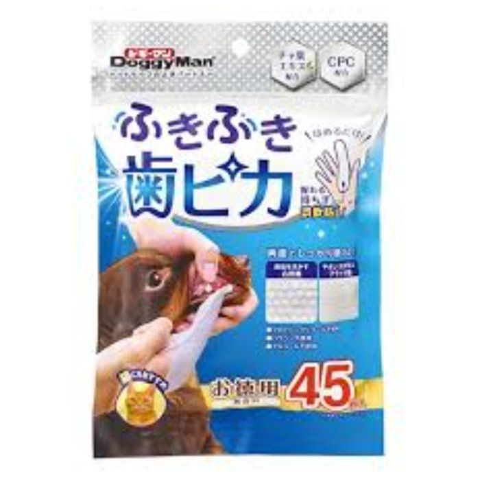 ドギーマン ふきふき歯ピカ 45枚