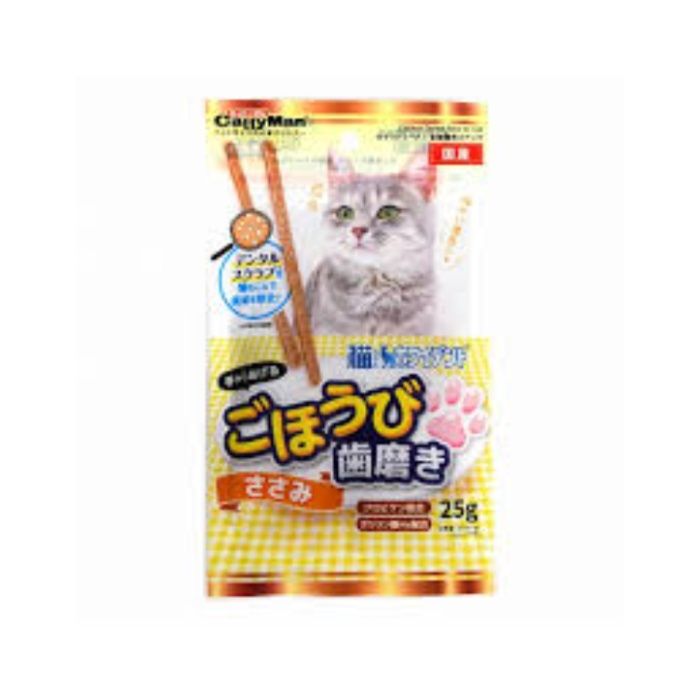 ドギーマン 猫ちゃんホワイデント　ごほうび歯磨き　ささみ 25g