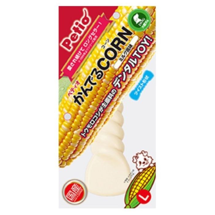 ペティオ かんでるCORNツイスト　ミルク風味 L