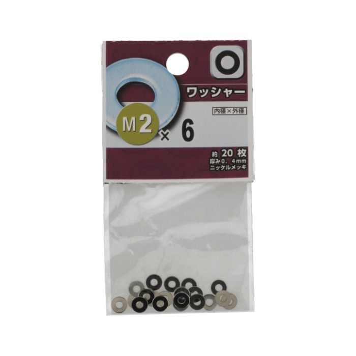 八幡ねじ ワッシャ M2X6の説明画像2