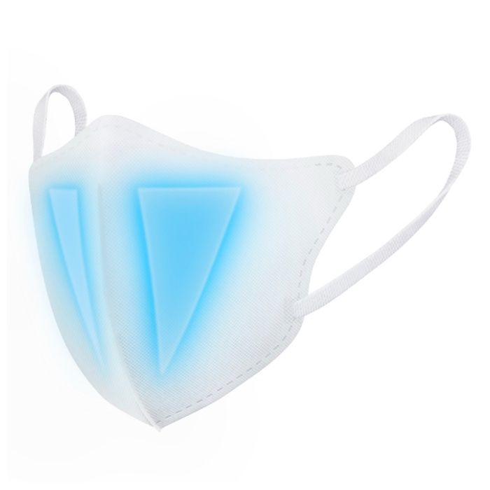 アイリスオーヤマ ナノエアー うるおい保水ぬれマスク 立体タイプ ふつうサイズ3枚入 NWE-RK3の説明画像3