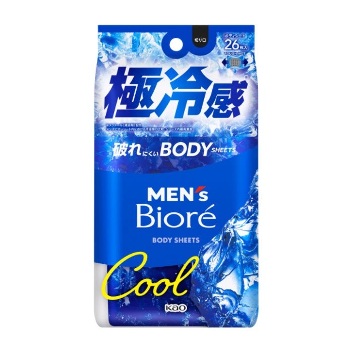 花王 メンズビオレ　ボディシート　極冷感タイプ 26枚