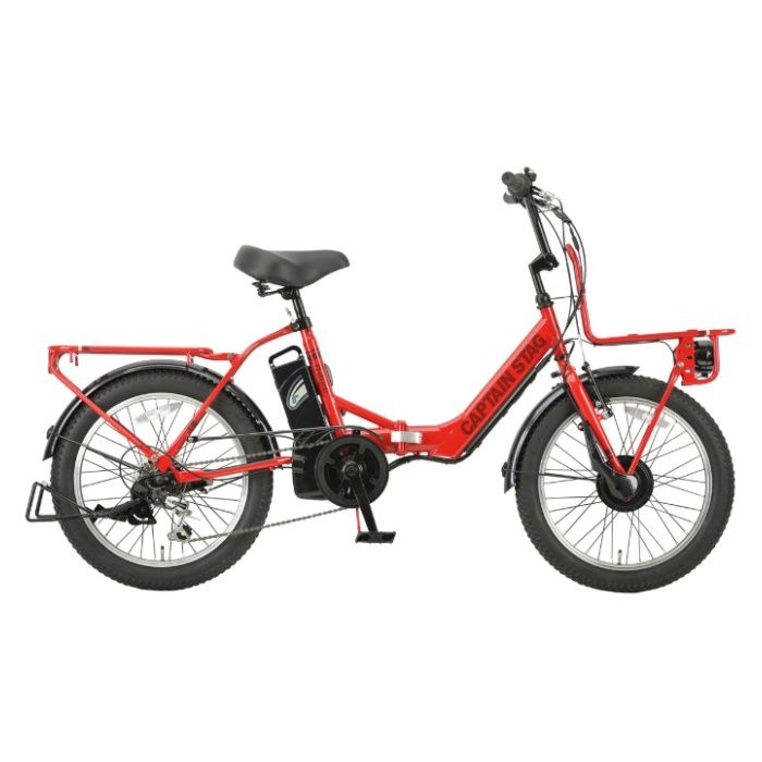 キャプテンスタッグ eバーギー電動FDB206　レッド YG1505