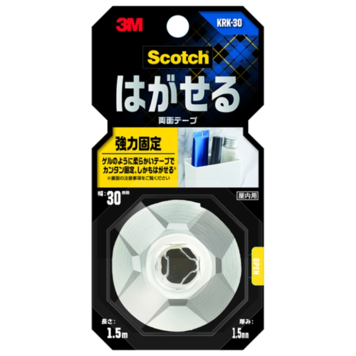 3M スコッチ　はがせる両面テープ KRK-30の説明画像2
