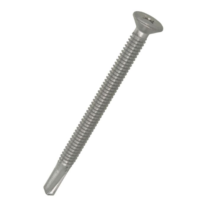 八幡ねじ ステン厚板用さらドリルねじ 4X50(+)