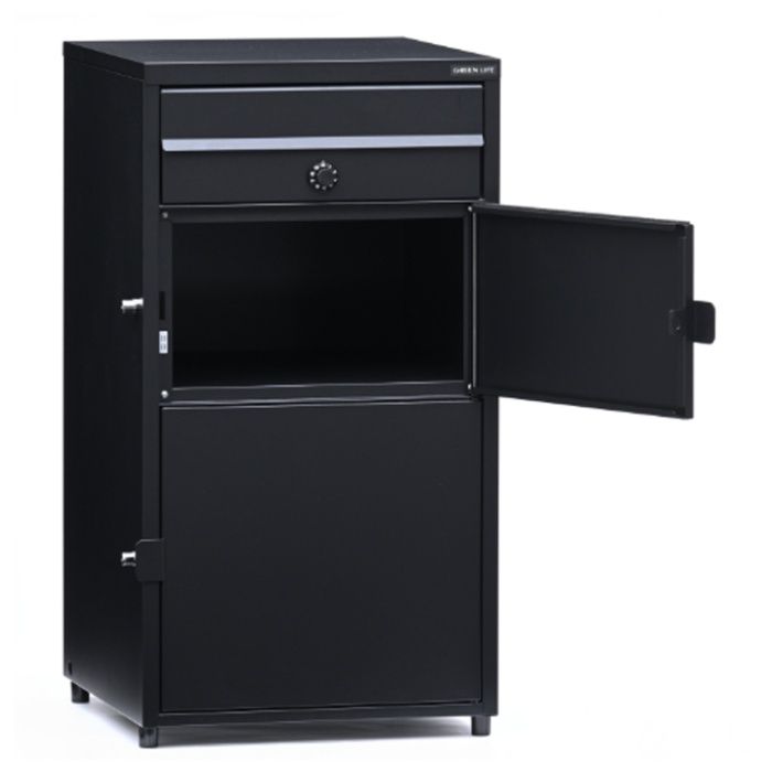 グリーンライフ ポスト一体型二段宅配ボックス　Receibo(レシーボ) TRPM2-4583(BK)の説明画像2