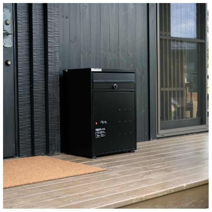 グリーンライフ ポスト一体型宅配ボックス　Receibo(レシーボ) TRP-3465(MBK)の説明画像4