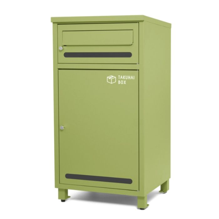 PYKES PEAK ポスト付き宅配ボックス ポスミー　モスグリーン