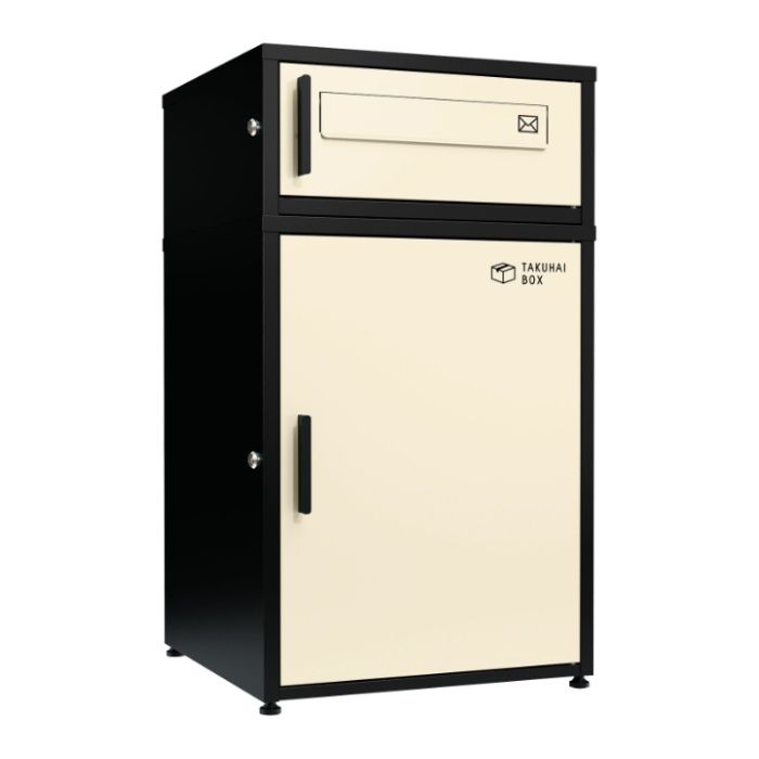 PYKES PEAK ポスト付宅配ボックス　デュオ TBD02　ベージュ