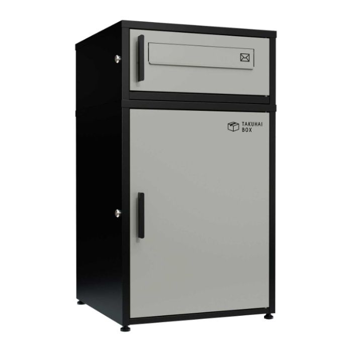 PYKES PEAK ポスト付宅配ボックス　デュオ TBD02　グレー