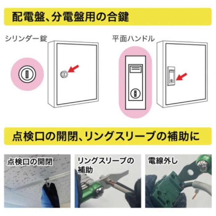 ジェフコム JEFCOM　盤用マルチキー BMK14の説明画像4