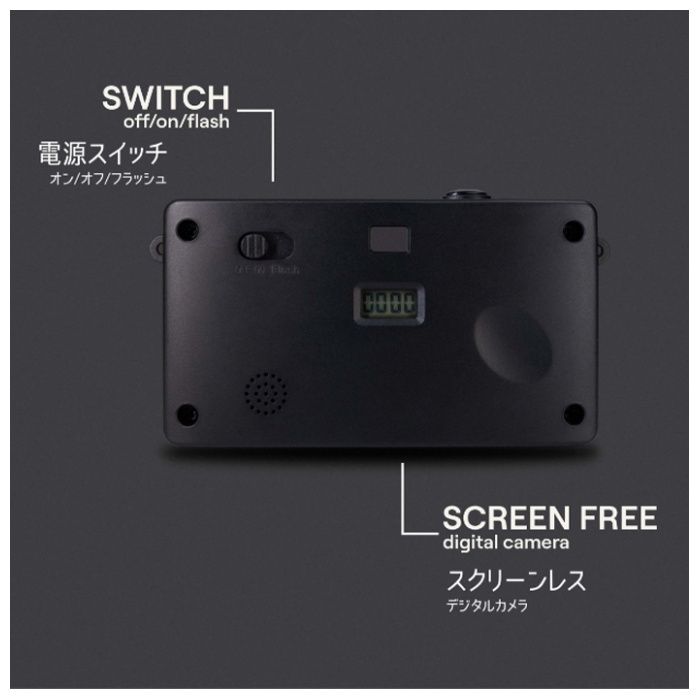 CampSnap スクリーンレスデジタルカメラ CSV105BKの説明画像2