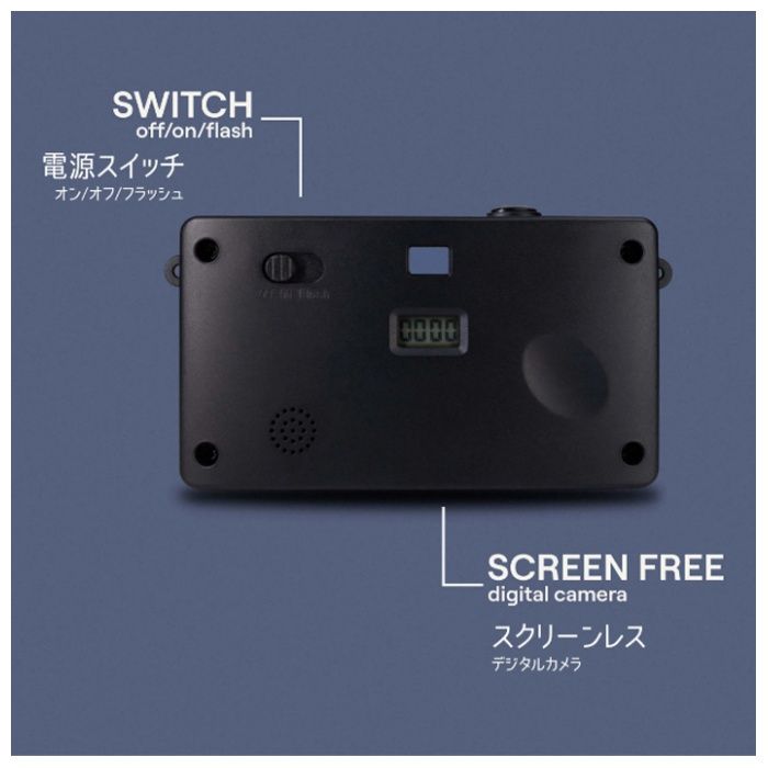 CampSnap スクリーンレスデジタルカメラ CSV105BLの説明画像2