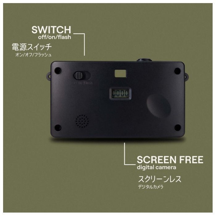 CampSnap スクリーンレスデジタルカメラ CSV105GRの説明画像2