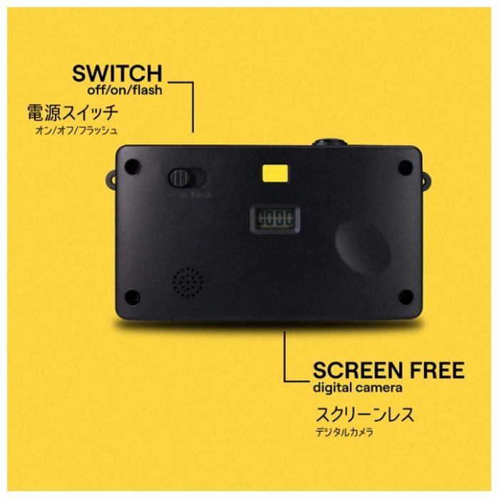 CampSnap スクリーンレスデジタルカメラ CSV105YLの説明画像2