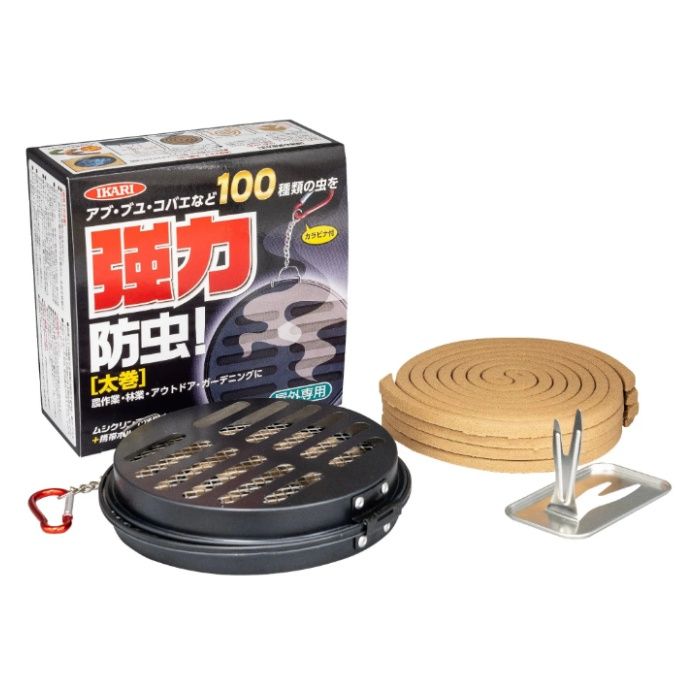 IKARI ムシクリン不快害虫線香8巻 携帯ホルダーセット