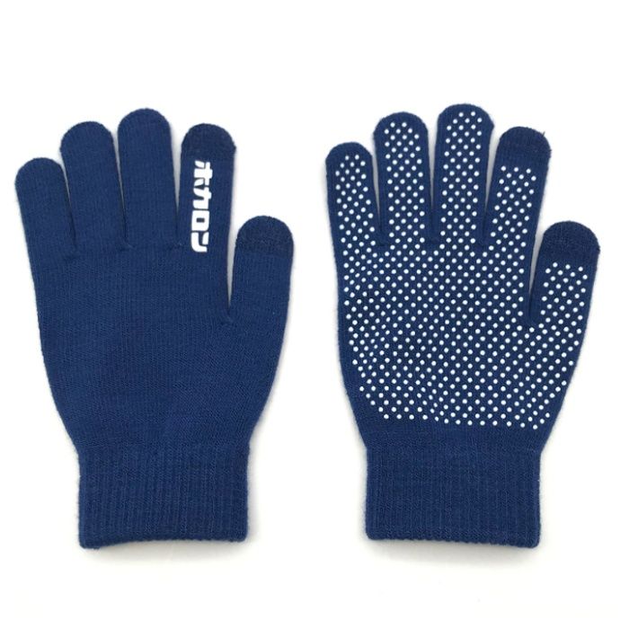 ホカロン発熱スベリ止手袋 指ロゴ IC71BUの説明画像2