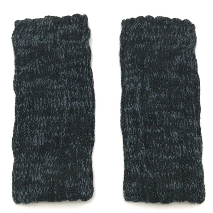 ホカロン発熱ロゴアームウォーマー ブラック IC6558BKの説明画像2