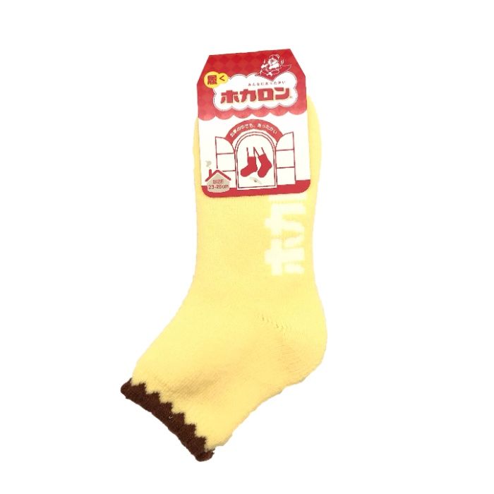 婦人ホカロン　ピコット靴下ショート丈 クリーム　23-25cm　DCHL015CR