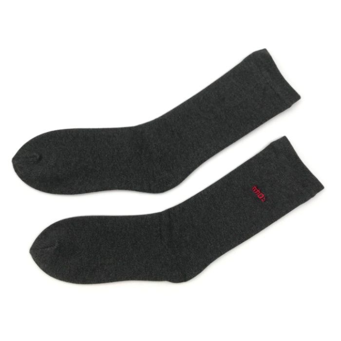 婦人ホカロン　シャギー靴下クルー丈 ダークグレー　23-25cm　DCHLH037DGの説明画像2