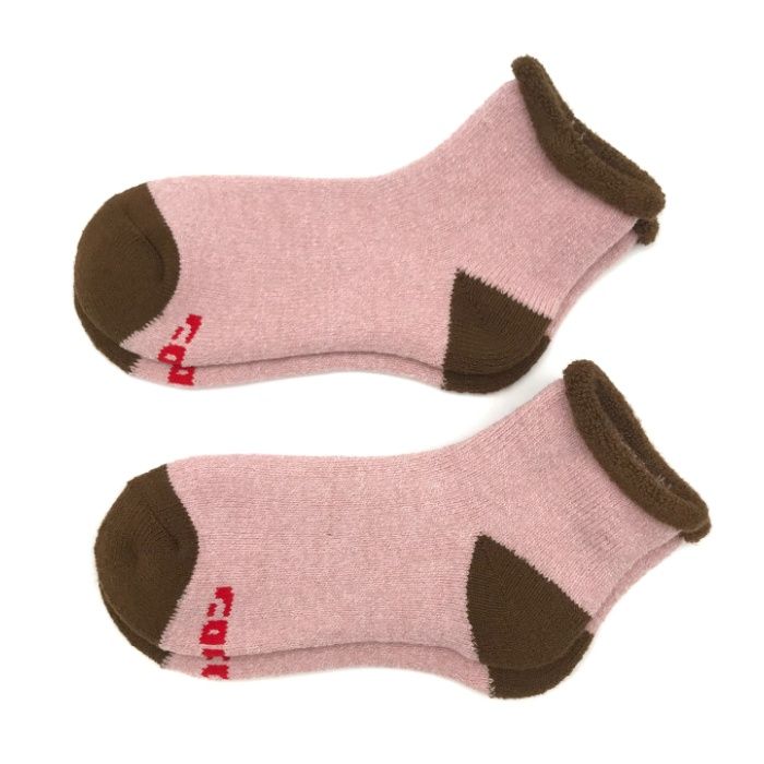婦人ホカロン　切替靴下ショート丈　2P ピンク　23-25cm　DCHL034PKの説明画像2
