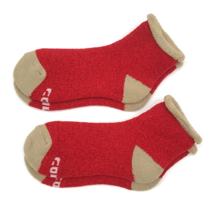 婦人ホカロン　切替靴下ショート丈　2P レッド　23-25cm　DCHL034REの説明画像2