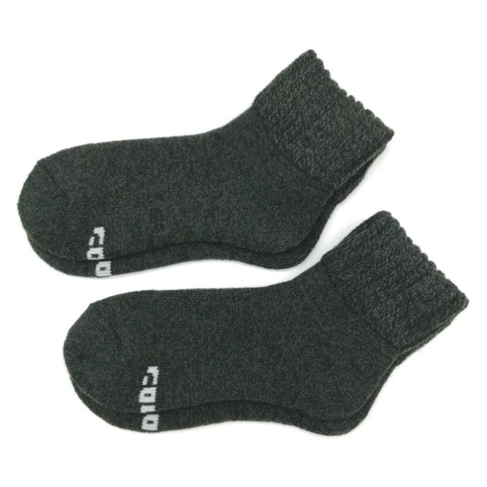 婦人ホカロン　起毛靴下ショート丈　2P ダークグレー　23-25cm　DCHL030DGの説明画像2