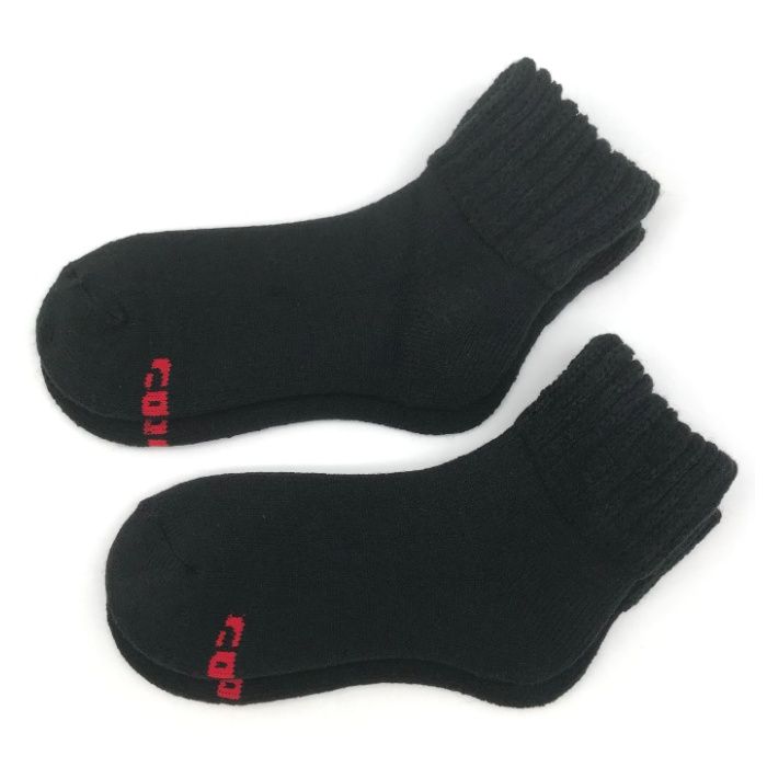 婦人ホカロン　起毛靴下ショート丈　2P ブラック　23-25cm　DCHL030BKの説明画像2