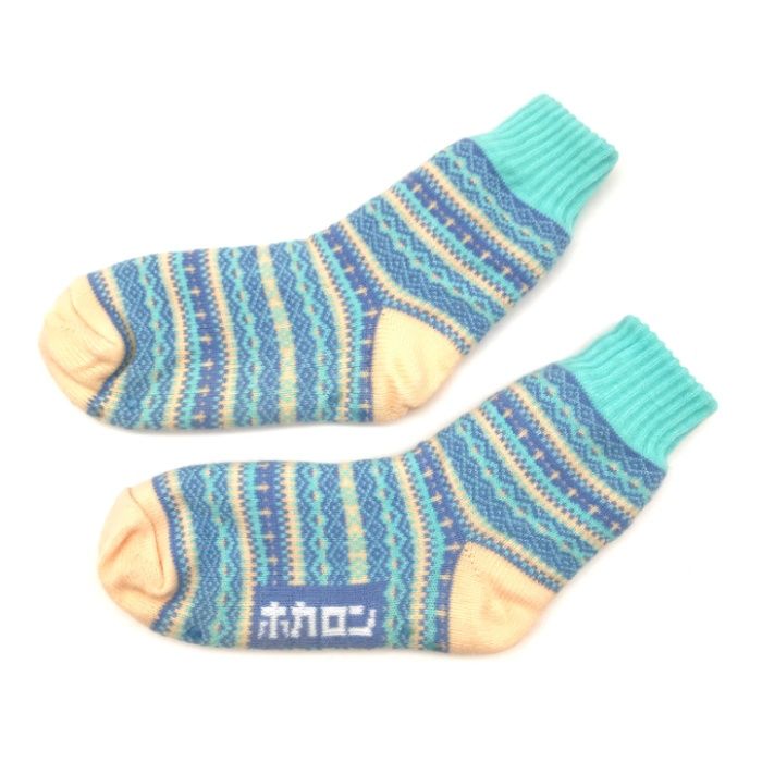 婦人ホカロン　裏ボア靴下　クルー丈 パープル　23-25cm　DCHL020PLの説明画像2