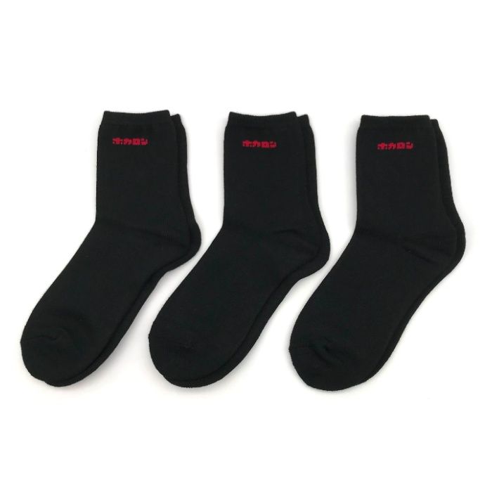 婦人ホカロン　発熱靴下クルー丈 ブラック　23-25cm　DCHL024BKの説明画像2