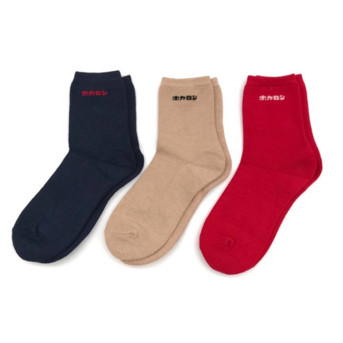 婦人ホカロン　発熱靴下クルー丈　3P アソート　23-25cm　DCHL024ASの説明画像2