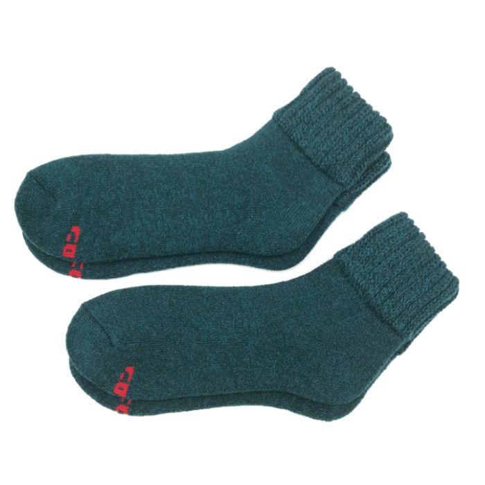 紳士ホカロン　起毛靴下ショート丈　2P グリーン　26-28cm　DCHM014GNの説明画像2