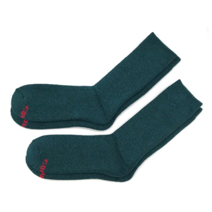紳士ホカロン　起毛靴下クルー丈　2P グリーン　26-28cm　DCHM015GNの説明画像2