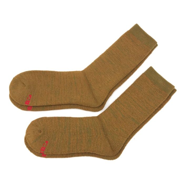 紳士ホカロン　起毛靴下クルー丈　2P カーキ　26-28cm　DCHM017KHの説明画像2