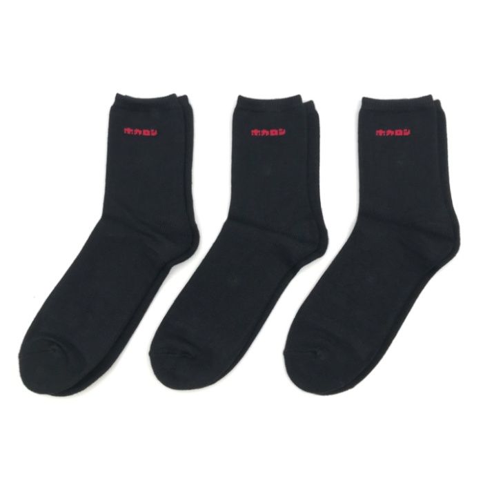 紳士ホカロン　発熱靴下クルー丈　3P ブラック　26-28cm　DCHM012BKの説明画像2