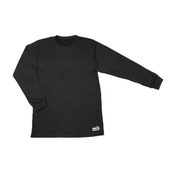 紳士ホカロン インナー丸首 ブラック L DCKA151BLの説明画像2