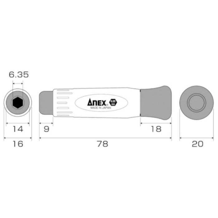 ANEX なめた精密ネジはずし M1ー2.6用　全長152mmの説明画像6