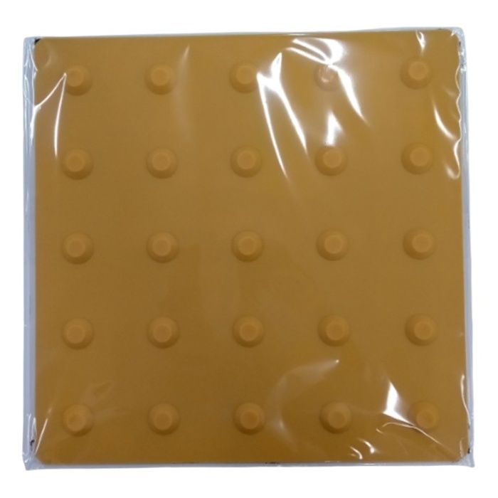 ケーマックス のり付点字タイル 300角警告(ポイント)