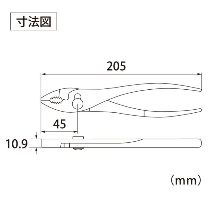 ロブテックス プライヤ NFP200の説明画像2